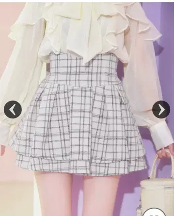 트위드 슬림 레그 스커트