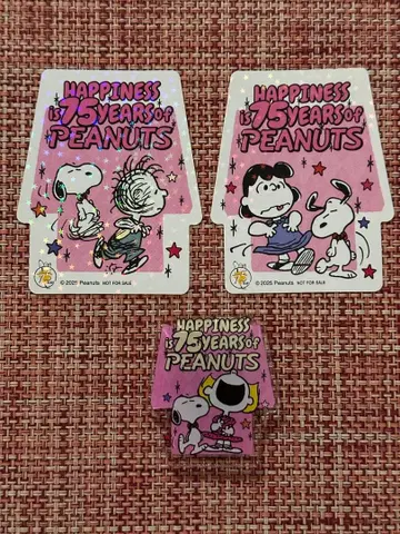 스누피 75주년 스티커 & 아크릴 마그넷