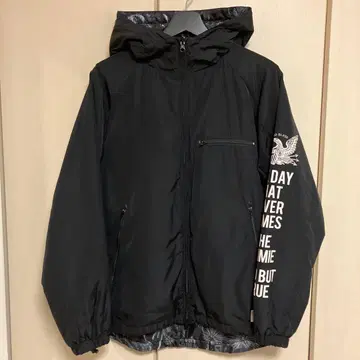 crimie 나일론 자켓 후드 부착 블랙