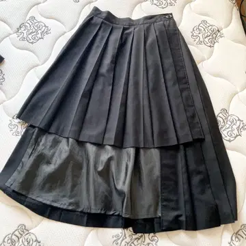 엘레멘츠 아쉬 플리츠 롱 스커트