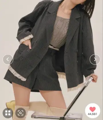 loin nuit 로완뉴이 자켓 그레이