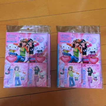 오샤레마녀 러브 and 베리 카드 파일 헬로키티 러브베리 2점
