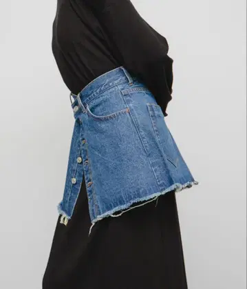 KBF 데님 미니 스커트