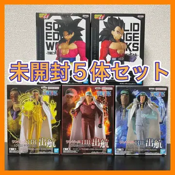 드래곤볼 Z THE 출진 원피스 THE 출항 피규어 5체 세트