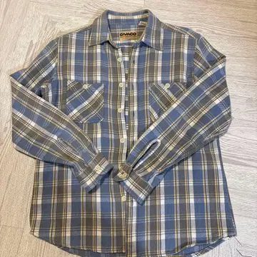 CAMCO 플란넬 셔츠 체크 긴팔 M