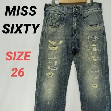 MISS SIXTY 미스식스티 데미지 진 데님 팬츠 남성용