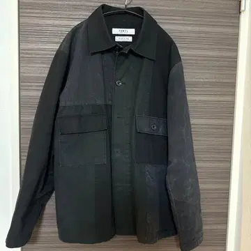 FDMTL 면 블랙 자켓