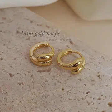 미니 골드 후프 귀걸이 심플 여성용 캐주얼