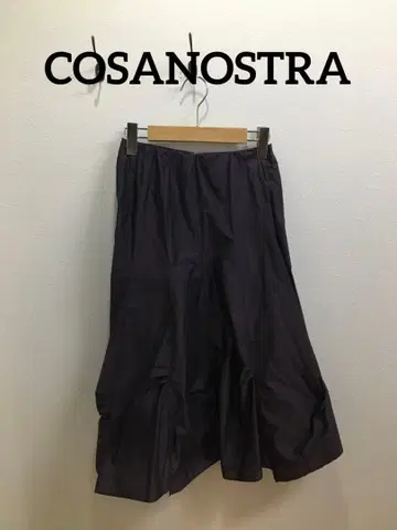 [ COSA-NOSTRA ] 스커트 퍼플 무지 L