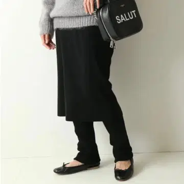 새상품급 프레임워크 C/PE 레깅스 포함 스커트 36 사이즈 블랙 타이트