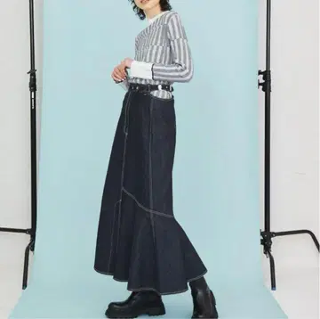 INella 이네라 아지메 컷 롱 스커트