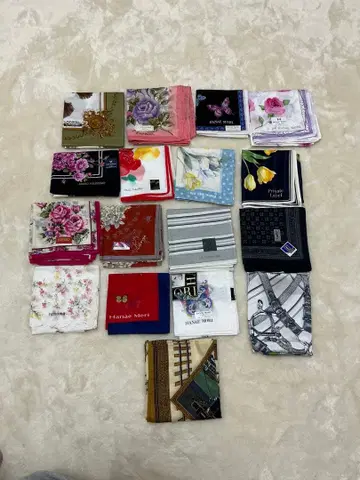 손수건 묶음 판매 17장