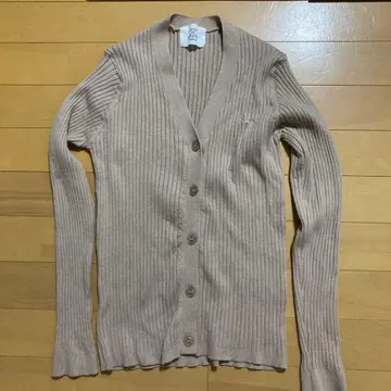 메종 드 리퍼 가디건 리브 v넥