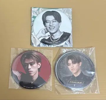 쿠와바라 타쿠미 TAKUMI 캔뱃지 세트