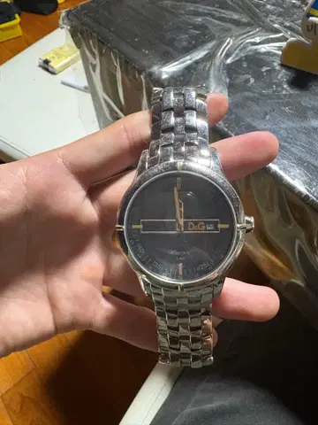 D.G. 돌체앤가바나 자동 와인딩 손목시계 실버