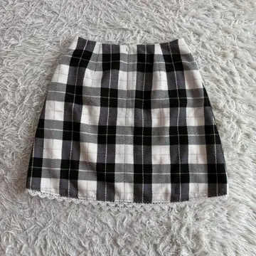 새상품급 선착순 로디스포토 타이트 미니 스커트 M 사이즈 체크 무늬