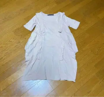 반팔 무릎 기장 원피스