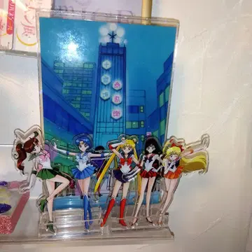 세일러문 배경 포함 아크릴 스탠드