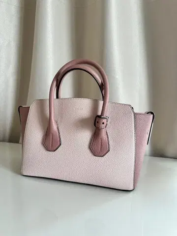 발리 핸드백 바이컬러 핑크