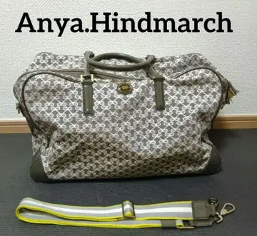 안야 힌드마치 보스턴 백 2way 모노그램 그레이, 리본