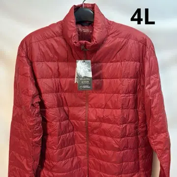 빨간색 다운 자켓 4L