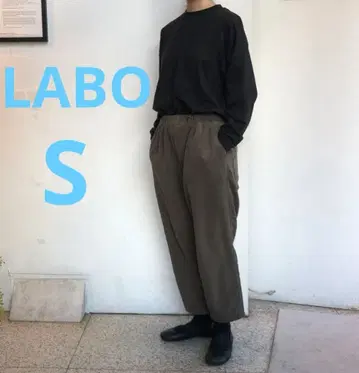 MUJI LABO 남녀 공용 코듀로이 와이드 팬츠 S 더스티 브라운