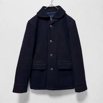 어반 리서치 울 자켓 40/L 다크 네이비 숏 코트 스테디셀러 피코트