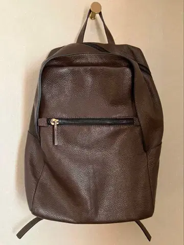 잔니 키아리니 브라운 가죽 백팩