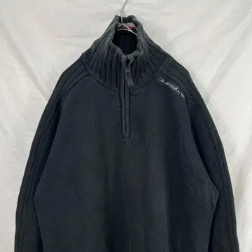 00s Y2K 퀵실버 quick silver 하프 지퍼 니트