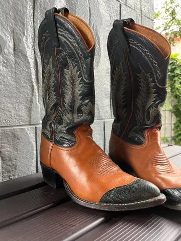 웨스턴 부츠 브라운/블랙