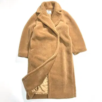 [ 새상품급 ] SLY 에어리 보아 롱 코트 테디베어 24AW