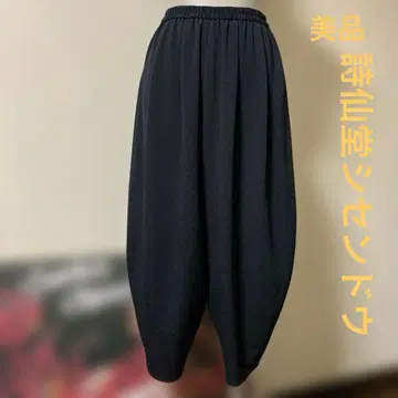 시선당 크레이프 원단 벌룬 팬츠