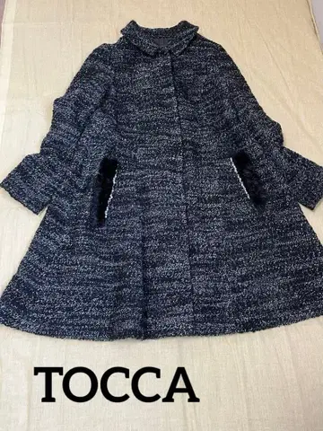 온워드 카시야마 TOCCA 트위드 롱 코트