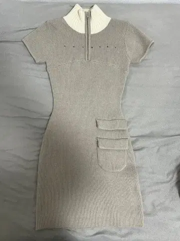 Leila 니트 미니 드레스 andmary