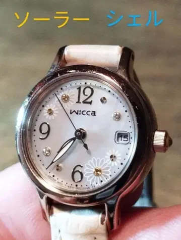 BF40 시티즌 위카 솔라 시계 작동품 날짜 쉘 5