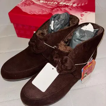 [ 새상품, 미사용 ] 노스페이스 브라운 어그 부츠 24cm