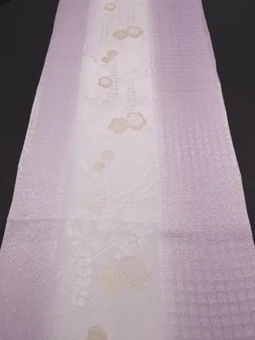 순수 실크 오비아게 누비 보카시 하자 있음 o257