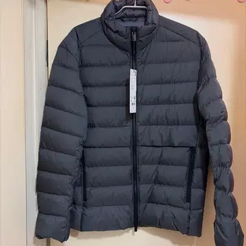 택 포함 새상품 UNIQLO J 라이트 다운 자켓 M 그레이