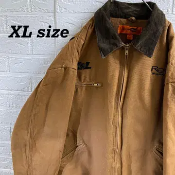 아메카지 오버 사이즈 디트로이드 자켓 베이지색 코듀로이 옷깃