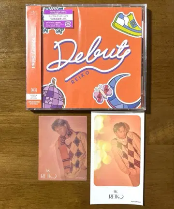 새상품 REIKO Debut 초회 한정판 스티커 카드