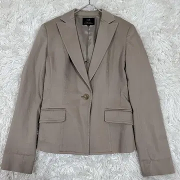 새상품급 실크 혼방 23구 자켓 포멀 베이지 40size