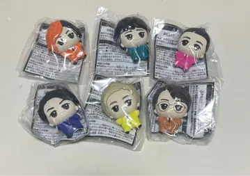 미개봉 새상품 도카이 온에어 SD 인형 러버 마스코트 키링 전종