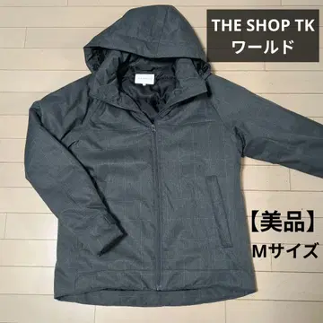 새상품급 THE SHOP TK 점퍼 M 남성용 충전솜 그레이 코트