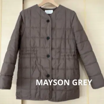 MAYSON GREY 퀼팅 자켓 브라운