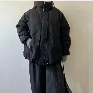 [ 새상품 ] 벌룬 다운 블루종 / 블랙