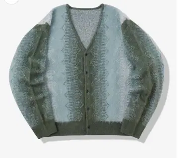 그라데이션 스트라이프 가디건