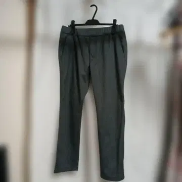 그레이 헤링본 슬랙스