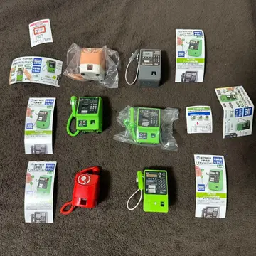 NTT 동일본 서일본 공중전화 미니어처 캡슐 토이