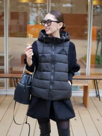 HighLine 님 리퀘스트 페이지 새상품 니트 슬리브 후디 블랙