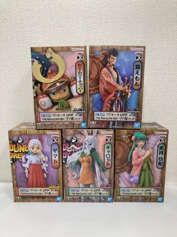 원피스 DXF THE GRANDLINE 와노쿠니 피규어 5종 세트